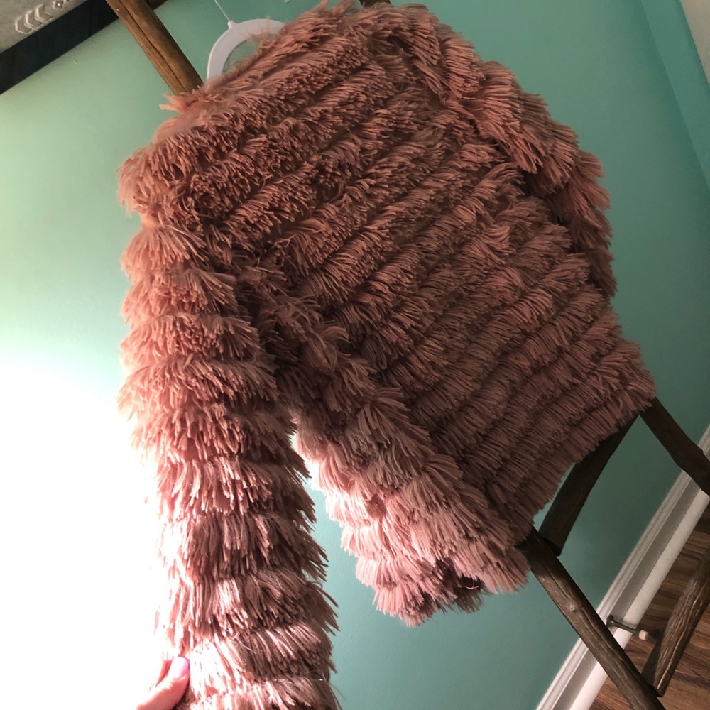 Fringe statement jacket